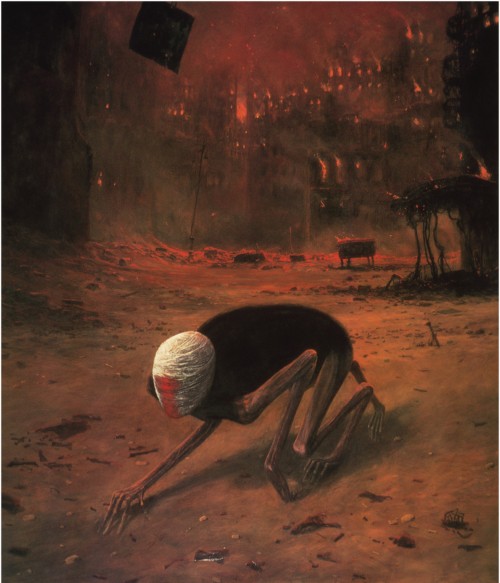 beksinski-kartiny-1 | Здислав Бексински - Zdzisław Beksiński. Поэзия после Освенцима | ARTeveryday.org