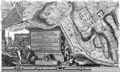 Pianta_di_Roma_12 | Giovanni Battista Nolli - Джованни Баттиста Нолли. Карта Рима 1784 года | ARTeveryday.org