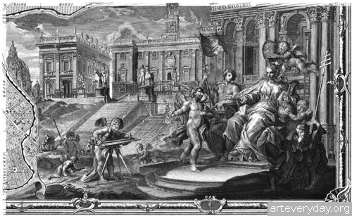 Pianta_di_Roma_13 | Giovanni Battista Nolli - Джованни Баттиста Нолли. Карта Рима 1784 года | ARTeveryday.org