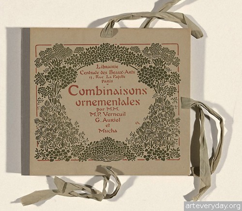 1 | Combinaisons ornementales - Альбом орнаментов в стиле Арт Нуво | ARTeveryday.org