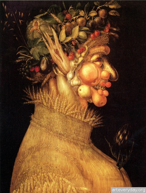 4 | Arcimboldo Giuseppe - Арчимбольдо Джузеппе. Фантастические портреты | ARTeveryday.org