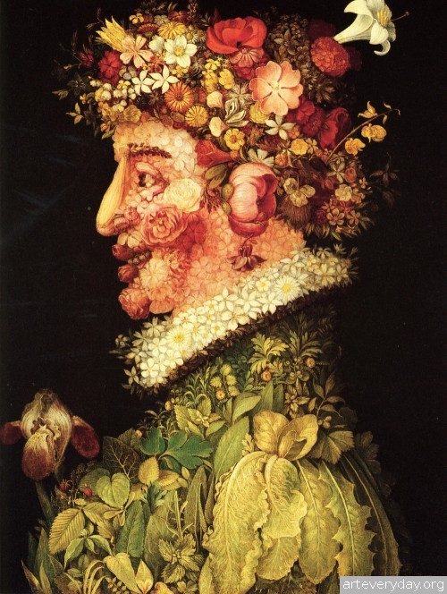 5 | Arcimboldo Giuseppe - Арчимбольдо Джузеппе. Фантастические портреты | ARTeveryday.org