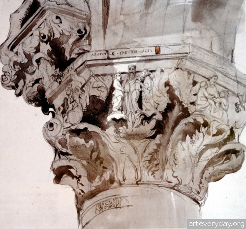 8 | John Ruskin - Джон Рескин. Архитектура в акварели | ARTeveryday.org
