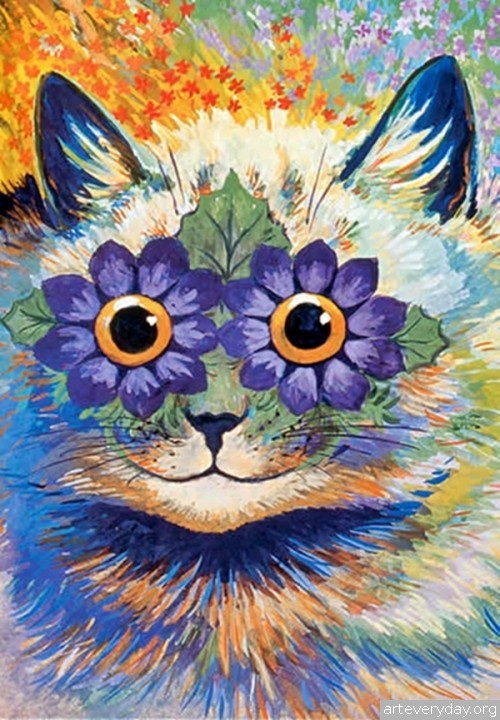 Louis William Wain - Луис Уильям Уэйн. Кошки и шизофрения | ARTeveryday.org