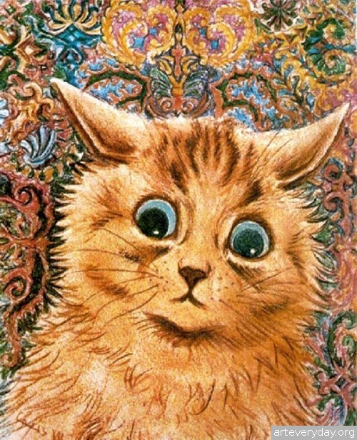 Louis William Wain - Луис Уильям Уэйн. Кошки и шизофрения | ARTeveryday.org