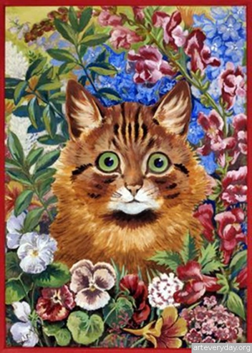 Louis William Wain - Луис Уильям Уэйн. Кошки и шизофрения | ARTeveryday.org