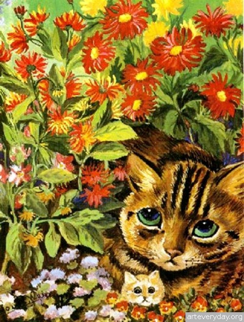 Louis William Wain - Луис Уильям Уэйн. Кошки и шизофрения | ARTeveryday.org