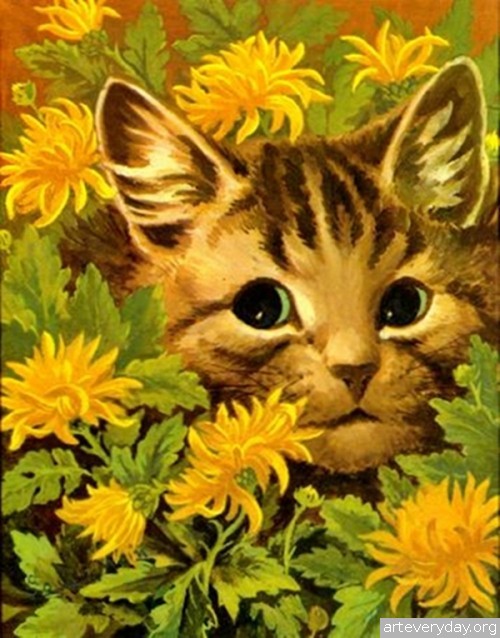 Louis William Wain - Луис Уильям Уэйн. Кошки и шизофрения | ARTeveryday.org