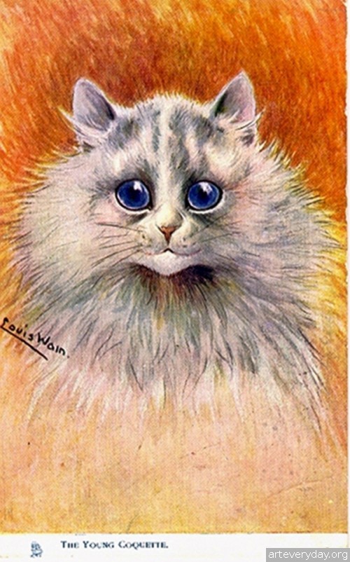 Louis William Wain - Луис Уильям Уэйн. Кошки и шизофрения | ARTeveryday.org