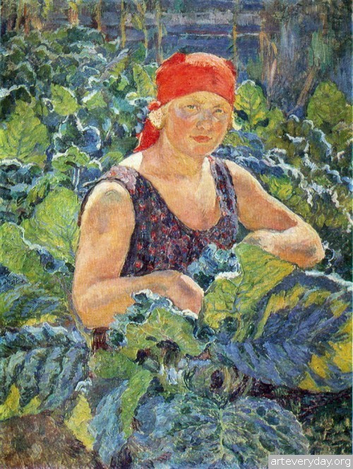  Девушка на табачной плантации. 1930 г.