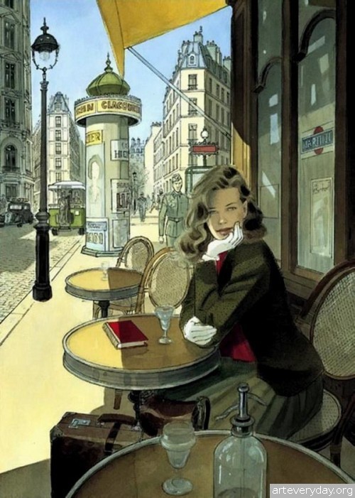 6 | Jean-Pierre Gibrat. Эстетика книжной иллюстрации | ARTeveryday.org